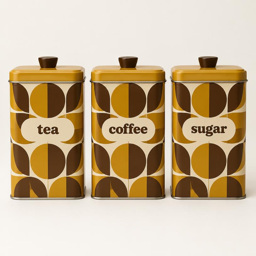 Kitchen Storage Tin Set